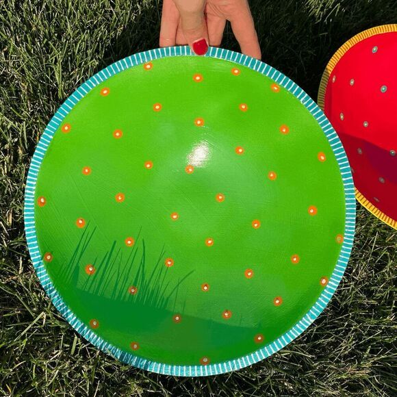 Set of 4 Elsona Handcrafted Wooden Bowls – Made in South Africa – Colorful Boho - Picture 7 of 8